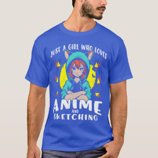 Camiseta Solo una chica que ama el anime Merchandising de c