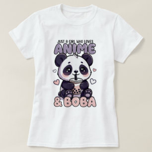 Camiseta Sólo una chica que ama el Anime y el diseño de Bob