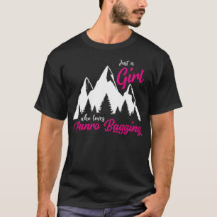 Camiseta Solo una chica que ama el hillwalking de Munro Bag
