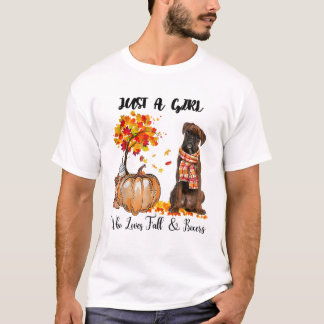 Camiseta Solo una chica que ama el otoño
