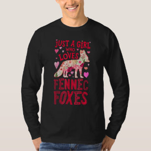 Camiseta Solo una chica que ama Fennec Foxy impresionante