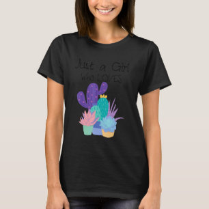 Camiseta Solo una chica que ama los cactus Naturecore Garde
