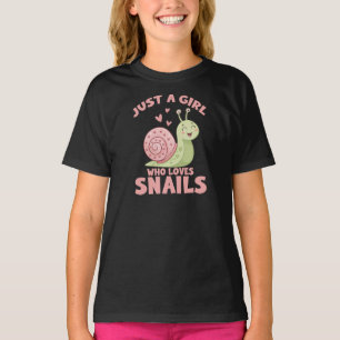 Camiseta Solo una chica que ama los caracoles