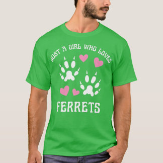 Camiseta Sólo una Chica que ama los ferrys mujeres un anima