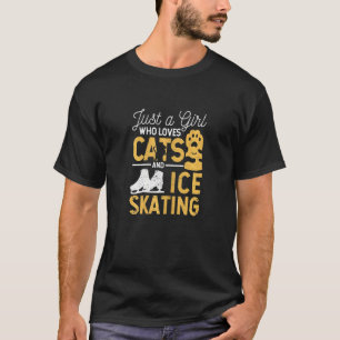 Camiseta Solo Una Chica Que Ama Los Gatos Y La Figura De Pa