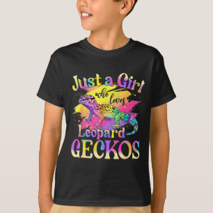 Camiseta Solo Una Chica Que Ama Los Geckos Leopardo