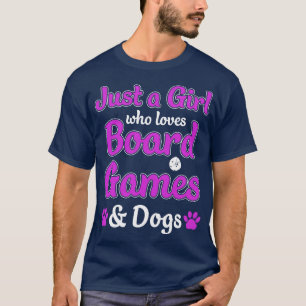 Camiseta Solo una chica que ama los juegos de mesa y los pe