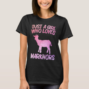 Camiseta Solo Una Chica Que Ama Los Márgenes Para Las Mujer