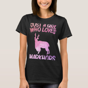 Camiseta Solo Una Chica Que Ama Los Márgenes Para Las Mujer