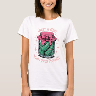 Camiseta Solo una chica que ama los pepinillos – divertido 