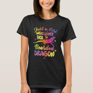 Camiseta Sólo una Chica que ama sus dragones con barba