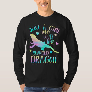 Camiseta Sólo una Chica que ama sus dragones con barba