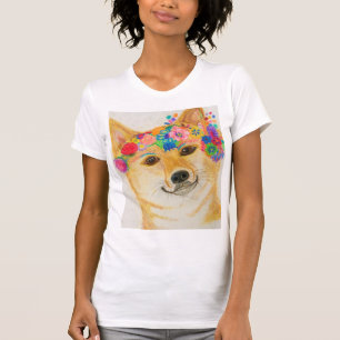 Camiseta Solo una Chica y su chiba inu