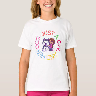 Camiseta Sólo Una Chica Y Su Perro