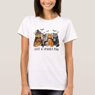 Camiseta Solo una espeluznante papa para mascar gatos de Ha
