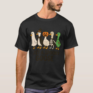 Camiseta Sólo una fantasmagórica Halloween Goose Graciosa H