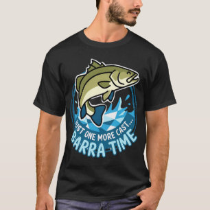 Camiseta Solo una fundición más Barra Time Barramundi Fishi