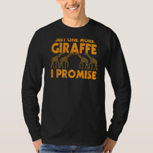 Camiseta Sólo una jirafa más prometo una jirafa de época