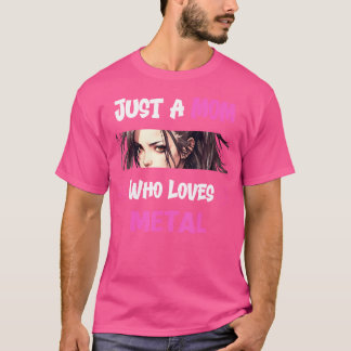 Camiseta Sólo una madre que ama a las madres Metalizado - l