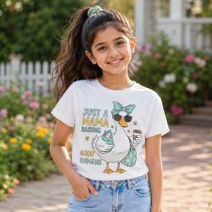 Camiseta Solo una mamá criando buenos humanos