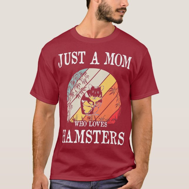 Camiseta Solo una mamá que ama a Hamsters Premium (Anverso)
