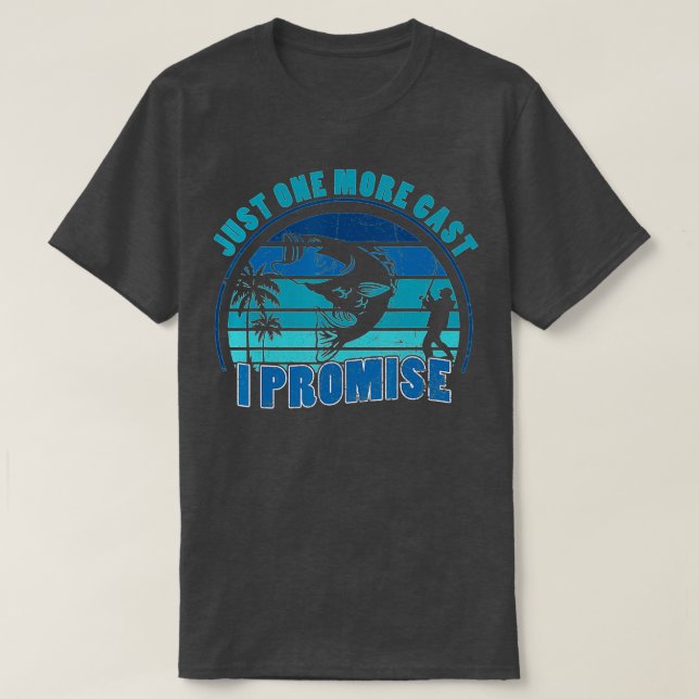 Camiseta Sólo Una Más De Las Que Prometo Pesca De Bass Fish (Diseño del anverso)