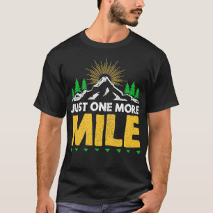 Camiseta sólo una milla más corredor de pista ultra motriz