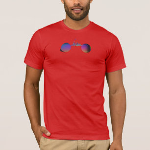 Camiseta Solo una Mirada Novelty Masculina Roja
