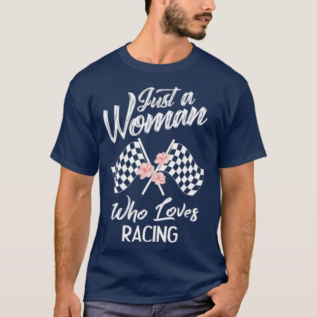 Camiseta Solo una mujer que ama la Carreras Race Lover Gift (Anverso)