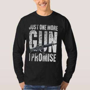 Camiseta Solo una pistola más prometo veteranos americanos