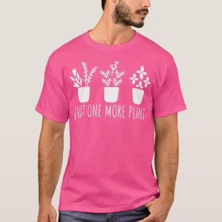 Camiseta Solo una planta más jardinero jardinería para jard
