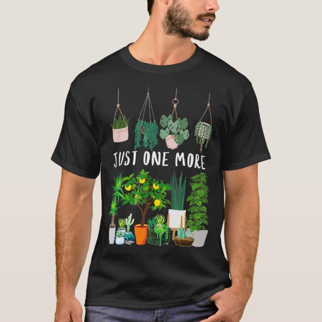 Camiseta Sólo una planta más, mamá, flor interior (Anverso)