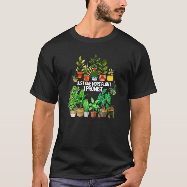 Camiseta Solo una planta más Pun Gardener Pot Head (Anverso)