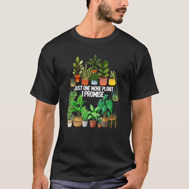 Camiseta Solo una planta más Pun Gardener Pot Head (Anverso)