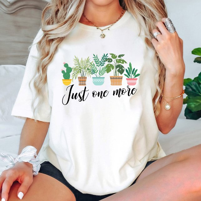 Camiseta Sólo una planta más / Vida en planta interior Mamá (Just One More Plant / Indoor Plant Life Mama white T-Shirt)