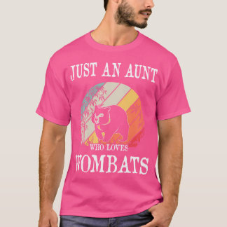 Camiseta Solo una tía que ama a los wombats