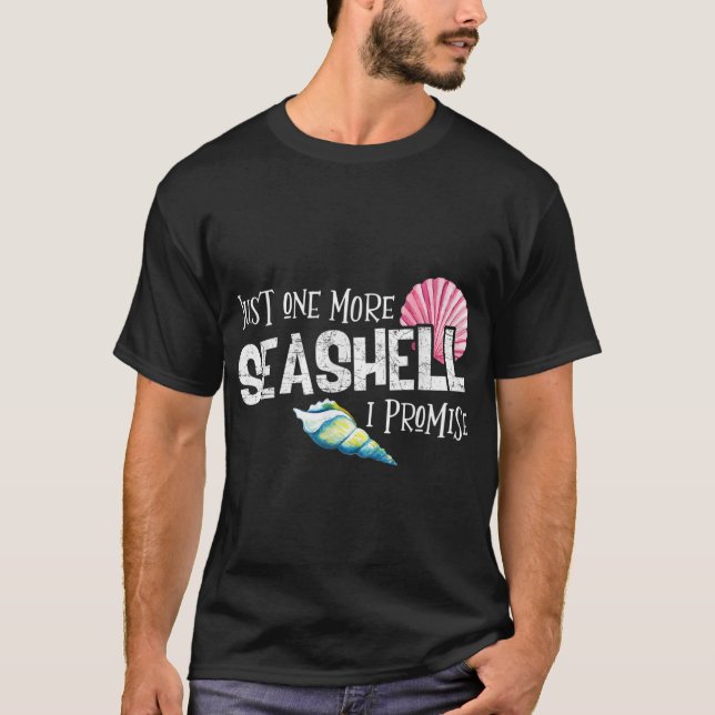 Camiseta Sólo Una Vez Más Camellera Prometo Collar De Conch (Anverso)