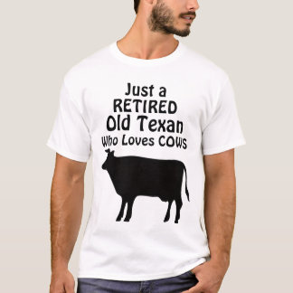 Camiseta Sólo una vieja vaquera divertida de Texas jubilada