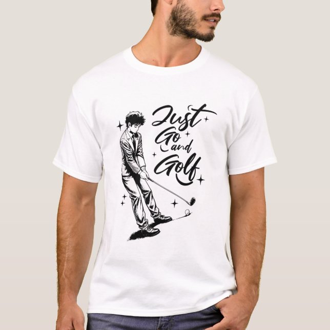 CAMISETA SÓLO VAMOS Y GOLF (Anverso)