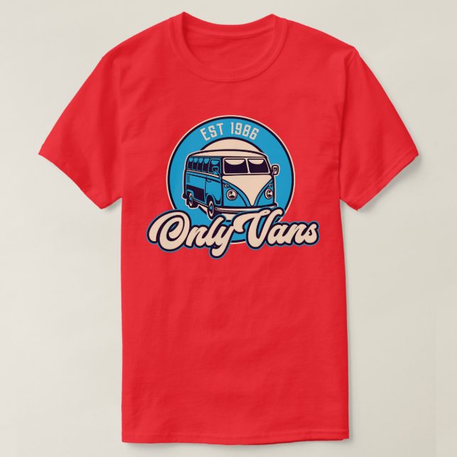 Camiseta Sólo Vans (Diseño del anverso)