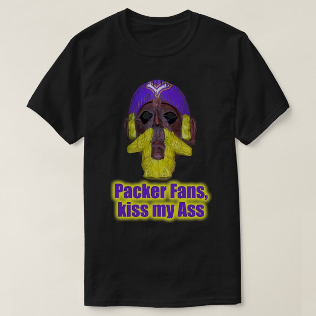 Camiseta Solo ventiladores de Vikings (Diseño del anverso)