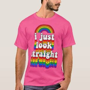 Camiseta Sólo veo a los gay gay arcoiris divertidos y gays