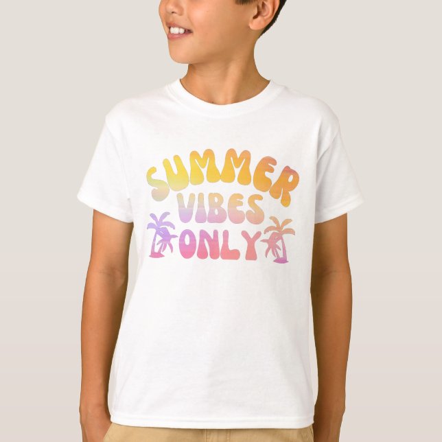 CAMISETA SÓLO VIBES DE VERANO (Anverso)