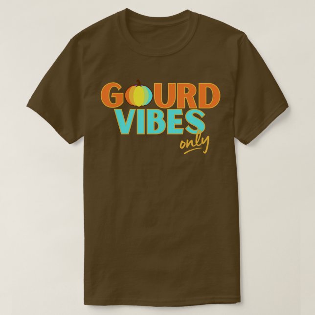 Camiseta Sólo vibraciones de color gris (Diseño del anverso)
