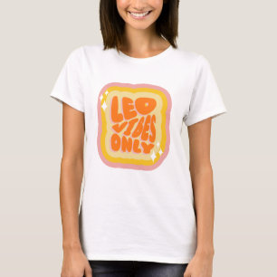 Camiseta Solo Vibraciones de Leo, Regalos de Cumpleaños del