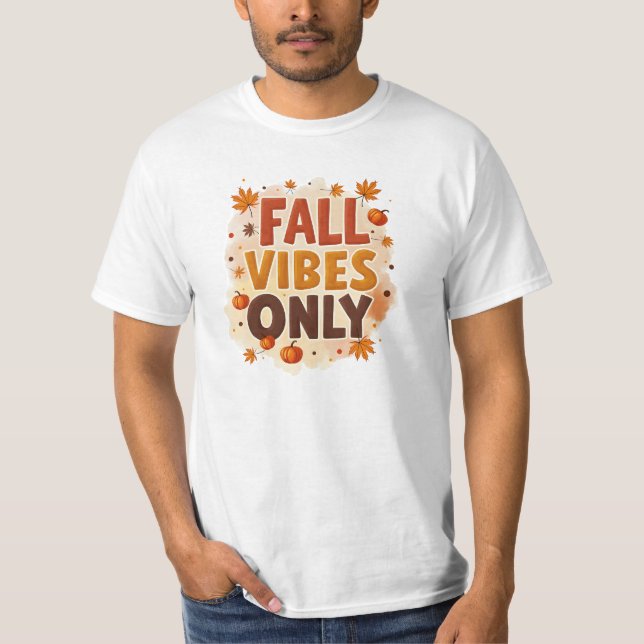 Camiseta Sólo Vibraciones de Otoño (Anverso)