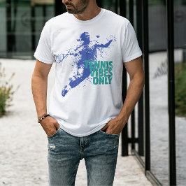 Camiseta Solo Vibraciones de Tenis Grunge Distorsionado