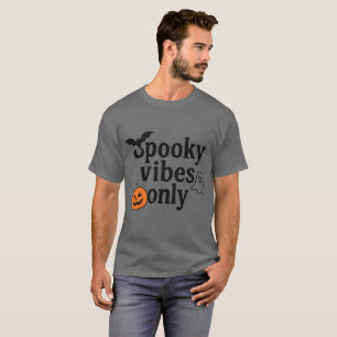 Camiseta Sólo vibraciones 🎃   Diseño Pegatina de Halloween