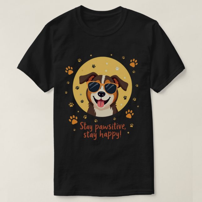 Camiseta Sólo vibraciones positivas (Diseño del anverso)