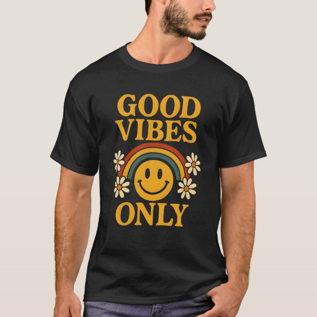Camiseta Sólo Vibraciones Positivas (Anverso)
